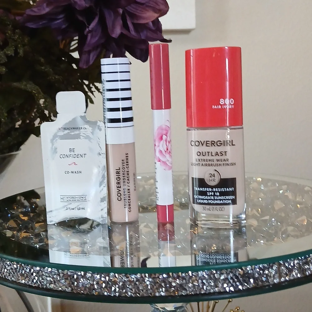 New Covergirl Ivory Foundation, Concealer- Physicians Lip Color Women's Makeup